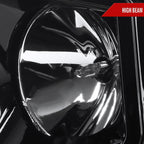 2007-2013 Toyota Tundra/ 2008-2017 Sequoia LED C-Bar Projector Headlights (Jet Black Housing/Clear Lens)