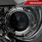 2007-2013 Toyota Tundra/ 2008-2017 Sequoia Switchback Sequential LED C-Bar Projector Headlights (Chrome Housing/Smoked Lens)