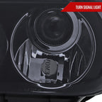 2007-2013 Toyota Tundra/ 2008-2017 Sequoia Single Halo Projector Headlights (Glossy Black Housing/Smoked Lens)