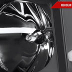 2007-2013 Toyota Tundra/ 2008-2017 Sequoia LED C-Bar Projector Headlights (Black Housing/Clear Lens)