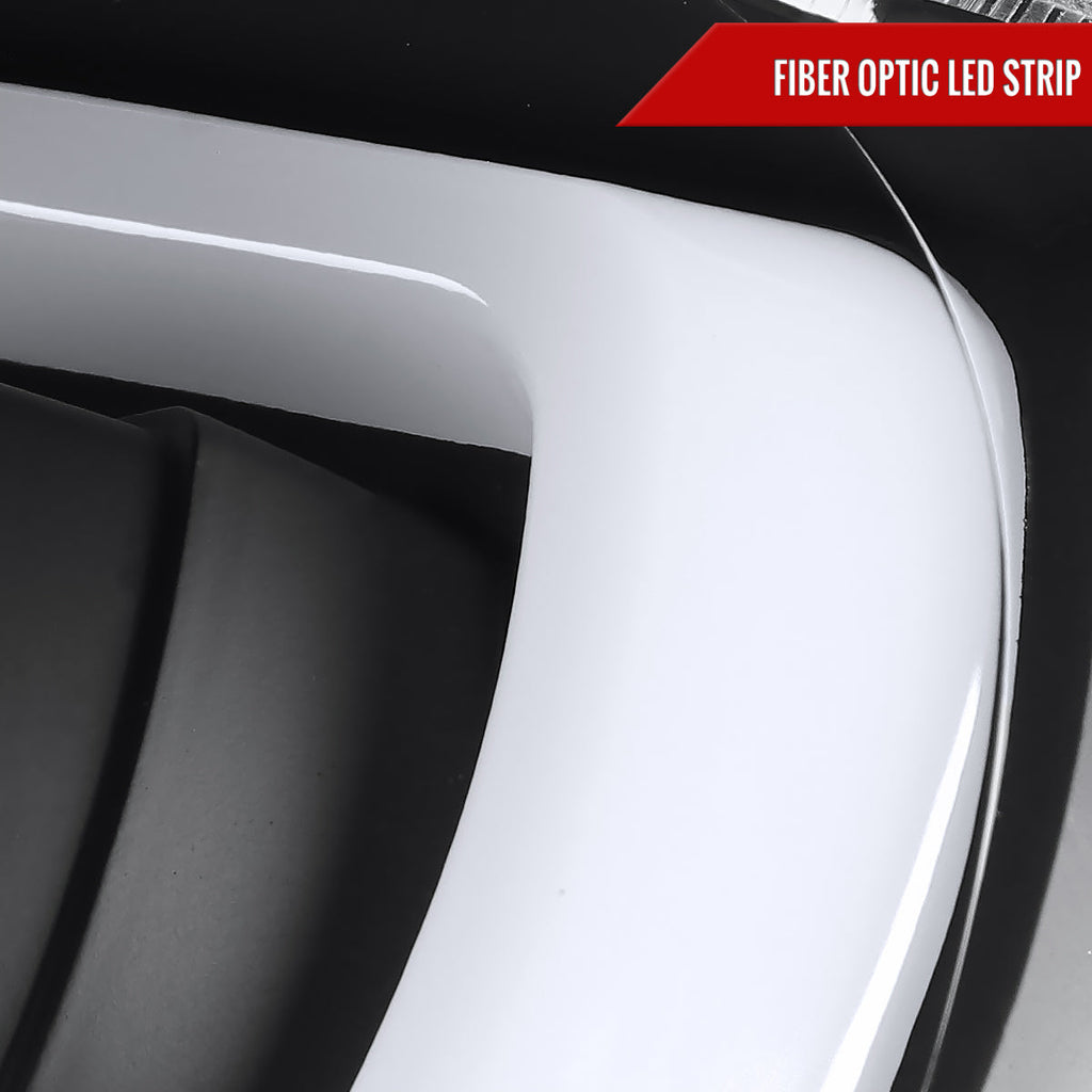 2007-2013 Toyota Tundra/ 2008-2017 Sequoia LED C-Bar Projector Headlights (Black Housing/Clear Lens)