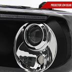 2007-2013 Toyota Tundra/ 2008-2017 Sequoia Single Halo Projector Headlights (Matte Black Housing/Clear Lens)