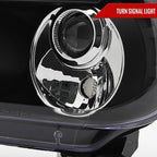 2007-2013 Toyota Tundra/ 2008-2017 Sequoia Single Halo Projector Headlights (Matte Black Housing/Clear Lens)