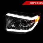 2014-2021 Toyota Tundra LED Projector Headlights (Chrome Housing/Clear Lens)