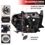 2014-2021 Toyota Tundra LED Projector Headlights (Chrome Housing/Smoked Lens)