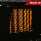 2014-2021 Toyota Tundra LED C-Bar Projector Headlights w/ Sequential Turn Signal Lights (Jet Black Housing/Clear Lens)