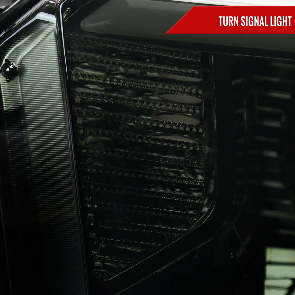 2014-2021 Toyota Tundra LED Projector Headlights (Chrome Housing/Smoked Lens)