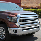 2014-2021 Toyota Tundra LED C-Bar Projector Headlights w/ Sequential Arrow Turn Signals (Chrome Housing/Smoked Lens)