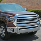 2014-2021 Toyota Tundra LED C-Bar Projector Headlights w/ Sequential Arrow Turn Signals (Matte Black Housing/Clear Lens)