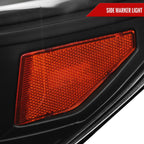 2014-2021 Toyota Tundra LED C-Bar Projector Headlights w/ Sequential Arrow Turn Signals (Matte Black Housing/Clear Lens)