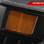 2014-2021 Toyota Tundra LED C-Bar Projector Headlights w/ LED Turn Signal Lights (Matte Black Housing/Clear lens)