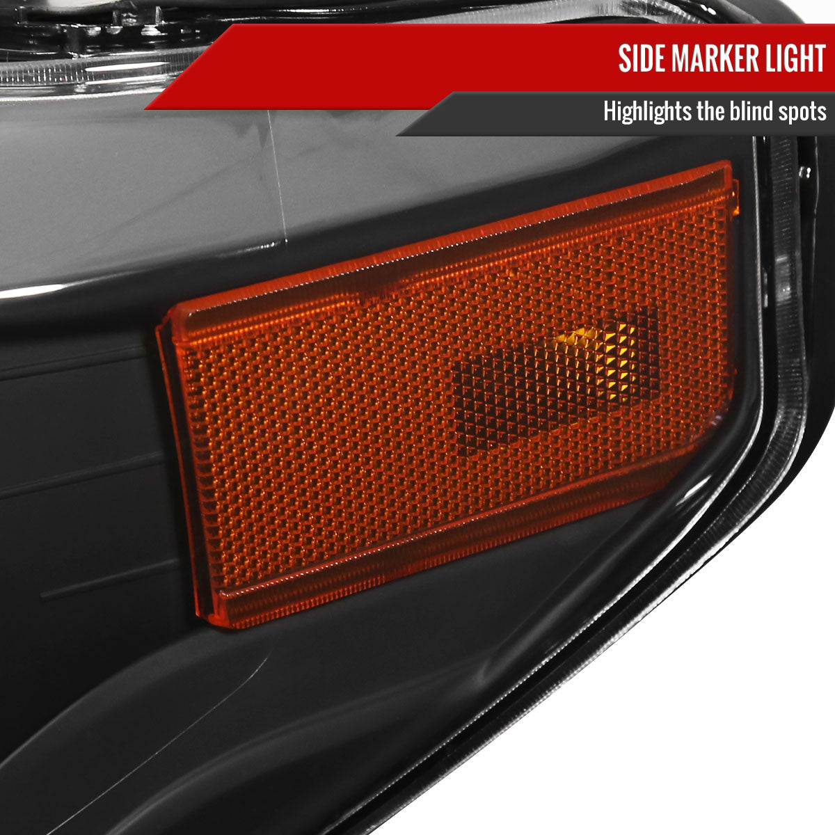 2014-2021 Toyota Tundra Retro Style V2 Projector Headlights (Matte Black Housing/Clear Lens)