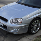 2004-2005 Subaru Impreza WRX/STI Outback Dual Halo Projector Headlights (Chrome Housing/Clear Lens)