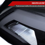 2008-2014 Subaru Impreza WRX / 2008-2011 Outback Sport LED Bar Projector Headlights (Glossy Black Housing/Smoked Lens)
