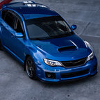 2008-2014 Subaru Impreza WRX / 2008-2011 Outback Sport LED Bar Projector Headlights (Matte Black Housing/Clear Lens)