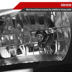 2008-2014 Subaru Impreza WRX / 2008-2011 Outback Sport LED Bar Projector Headlights (Matte Black Housing/Clear Lens)
