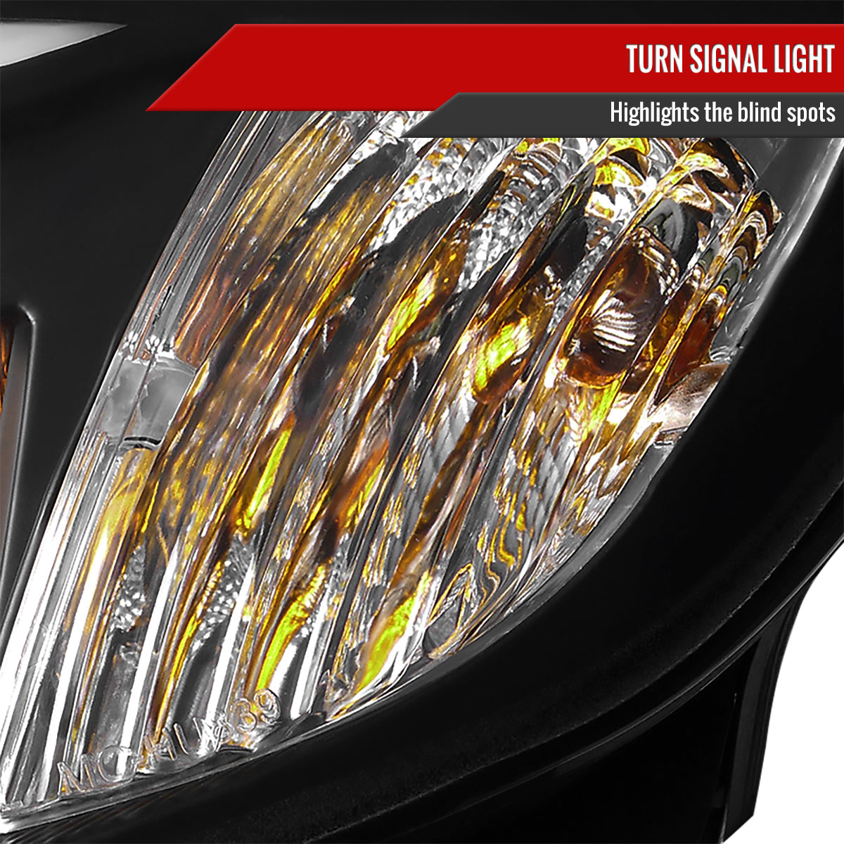 2008-2014 Subaru Impreza WRX / 2008-2011 Outback Sport LED Bar Projector Headlights (Matte Black Housing/Clear Lens)