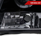 2005-2015 Nissan Xterra Dual Halo Projector Headlights (Glossy Black Housing/Smoked Lens)