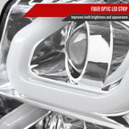 2015-2020 GMC Yukon/Yukon XL LED U-Bar Projector Headlights (Chrome Housing/Clear Lens)