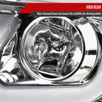 2015-2020 GMC Yukon/Yukon XL LED U-Bar Projector Headlights (Chrome Housing/Clear Lens)