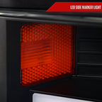2015??‚??2017 Ford F-150 LED Bar Projector Headlights w/ Amber LED Sequential Turn Signals & Starup Animition (Black Housing / Clear Lens)