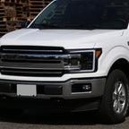 2018-2020 Ford F-150 Projector Headlights w/ Amber LED Sequential Turn Signal Lights (Matte Black Housing / Clear Lens)