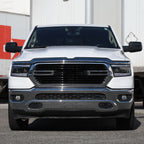 2019??‚??2024 Dodge RAM 1500 Projector Headlights w/ Amber LED Sequential Turn Signals & Startup Animation (Matte Black Housing / Clear Lens)