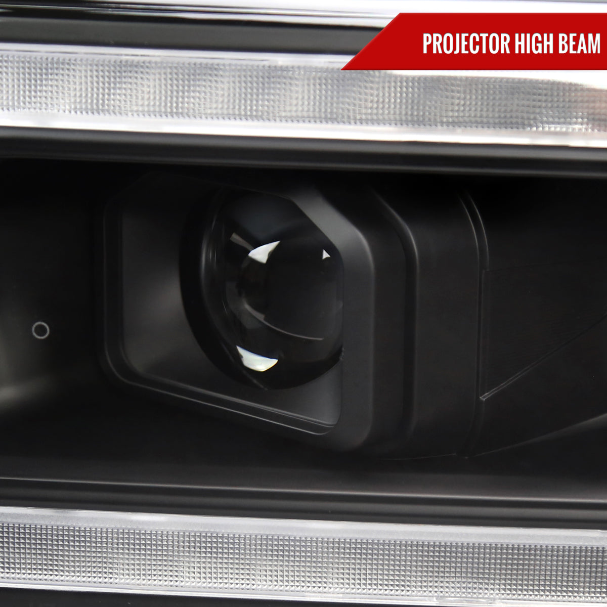 2019-2024 Dodge RAM 2500/3500/4500/5500 Projector Headlights w/ Amber LED Sequential Turn Signal & Starup Animation (Matte Black Housing/Clear Lens)