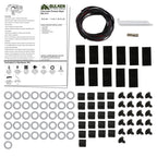 1988 - 1998 Chevrolet GMC C10 C/K 1500 Matte Black Rivet Style Fender Flares