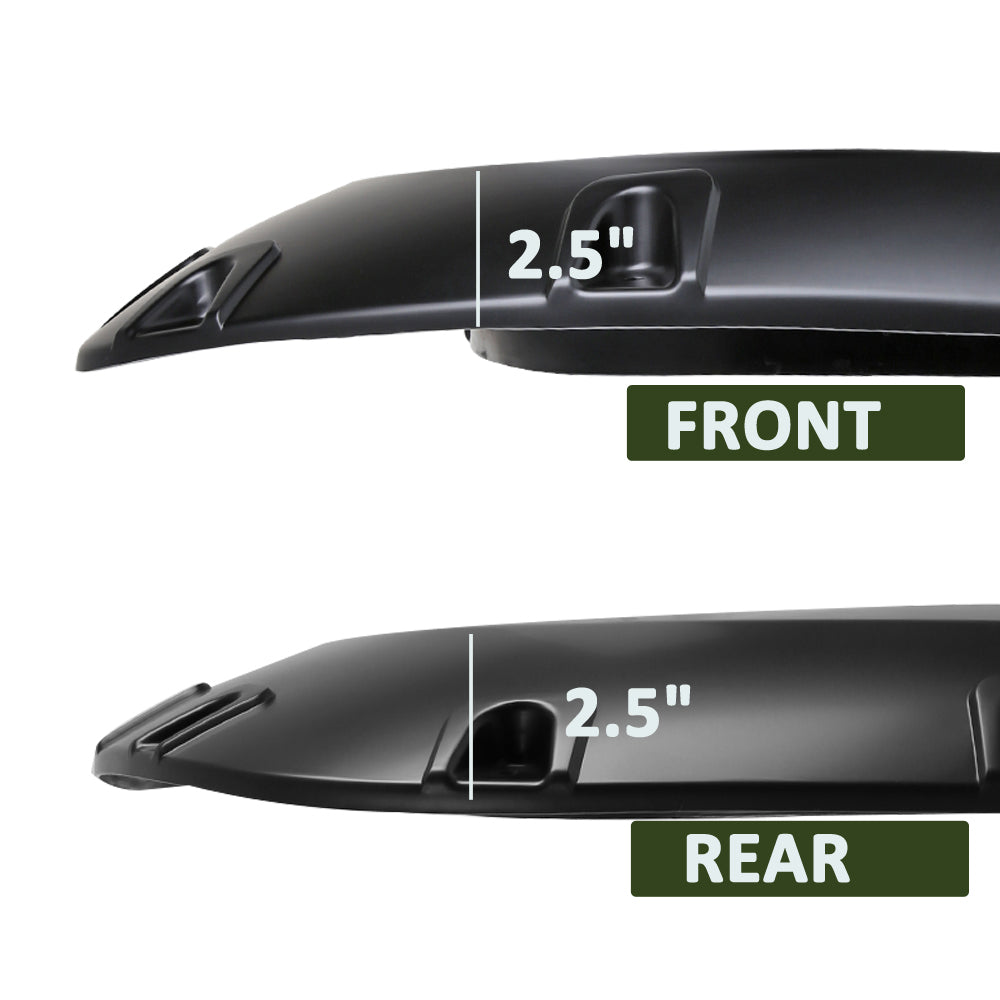 2007-2013 Chevrolet Silverado 1500/ 2500HD/ 3500HD Matte Black Rivet Style Fender Flares