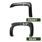2007-2013 Chevrolet Silverado 1500 69" Short Bed Fleetside Matte Black Rivet Style Fender Flares