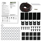 2007-2013 Chevrolet Silverado 1500 69" Short Bed Fleetside Matte Black Rivet Style Fender Flares