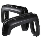 2014-2018 Chevrolet Silverado 2500HD/3500HD Matte Black Rivet Style Fender Flares