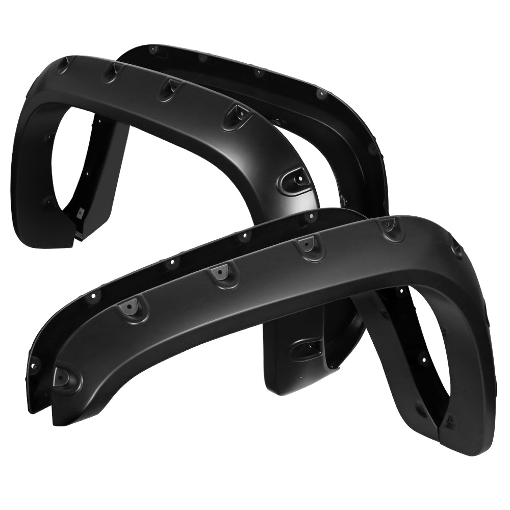 1994-2001 Dodge RAM 1500/2500/3500 Matte Black Rivet Style Fender Flares