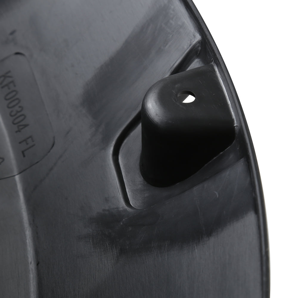 2009-2023 Dodge RAM 1500 Fleetside Matte Black Rivet Style Fender Flares