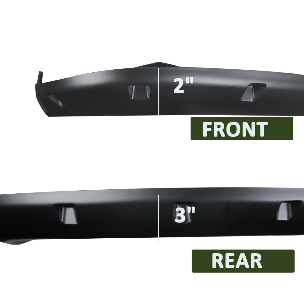 2002-2008 Dodge RAM 1500/ 2003-2009 RAM 2500 3500 Matte Black Rivet Style Fender Flares