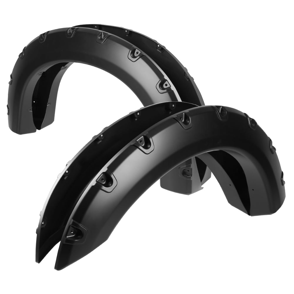 1999-2007 Ford F-250/F-350 SuperDuty Matte Black Rivet Style Fender Flares