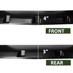 2009-2014 Ford F-150 Styleside Matte Black Rivet Style Fender Flares