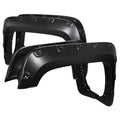 2016-2018 GMC Sierra 1500 Fleetside Matte Black Rivet Style Fender Flares