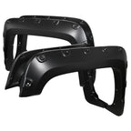 2016-2018 GMC Sierra 1500 Fleetside Matte Black Rivet Style Fender Flares