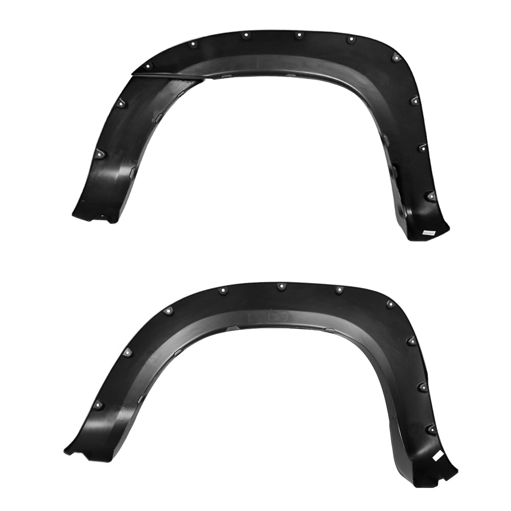 2005-2011 Toyota Tacoma 72" Bed Fleetside Matte Black Rivet Style Fender Flares
