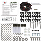 2012-2015 Toyota Tacoma 72" Long Bed Fleetside Matte Black Rivet Style Fender Flares
