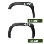 2014-2018 Toyota Tundra Matte Black Rivet Style Fender Flares