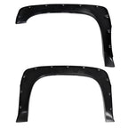 1999-2006 Chevrolet Silverado / GMC Sierra Fleetside Black Rugged Rivet Style Fender Flares