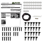 1999-2006 Chevrolet Silverado / GMC Sierra Fleetside Black Rugged Rivet Style Fender Flares