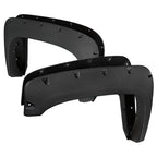 2007-2013 Chevrolet Silverado 1500/ 2500HD/ 3500HD Black Rugged Rivet Style Fender Flares