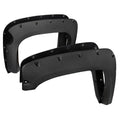 2007-2013 Chevrolet Silverado 1500 69.3" Short Bed Fleetside Black Rugged Rivet Style Fender Flares