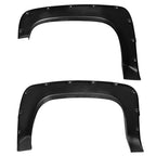 1988 - 1998 Chevrolet C10/GMC C/K 1500 Black Rugged Rivet Style Fender Flares