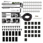 1988 - 1998 Chevrolet C10/GMC C/K 1500 Black Rugged Rivet Style Fender Flares