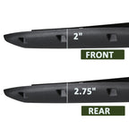 2002-2008 Dodge RAM 1500/ 2003-2009 RAM 2500 3500 Black Rugged Rivet Style Fender Flares